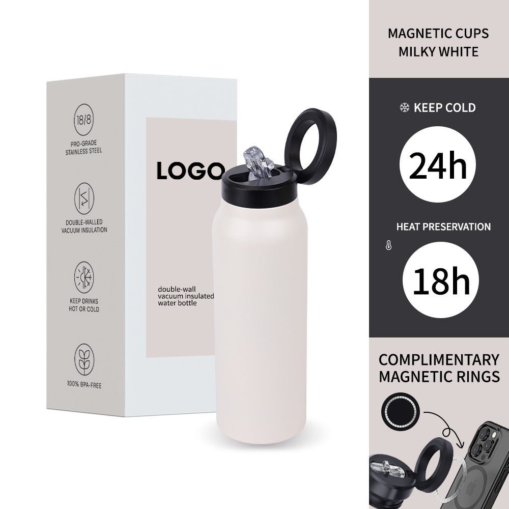 Water Bottle with MagSafe Phone Holder