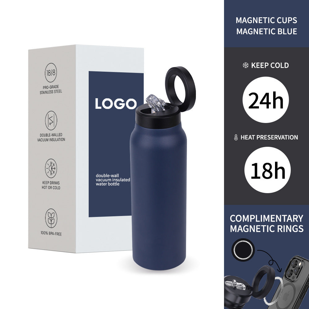 Water Bottle with MagSafe Phone Holder